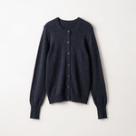 Navy merino knit cardigan