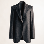 Charcoal grey wool blazer