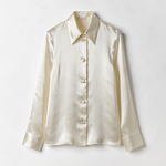 Ivory silk blouse