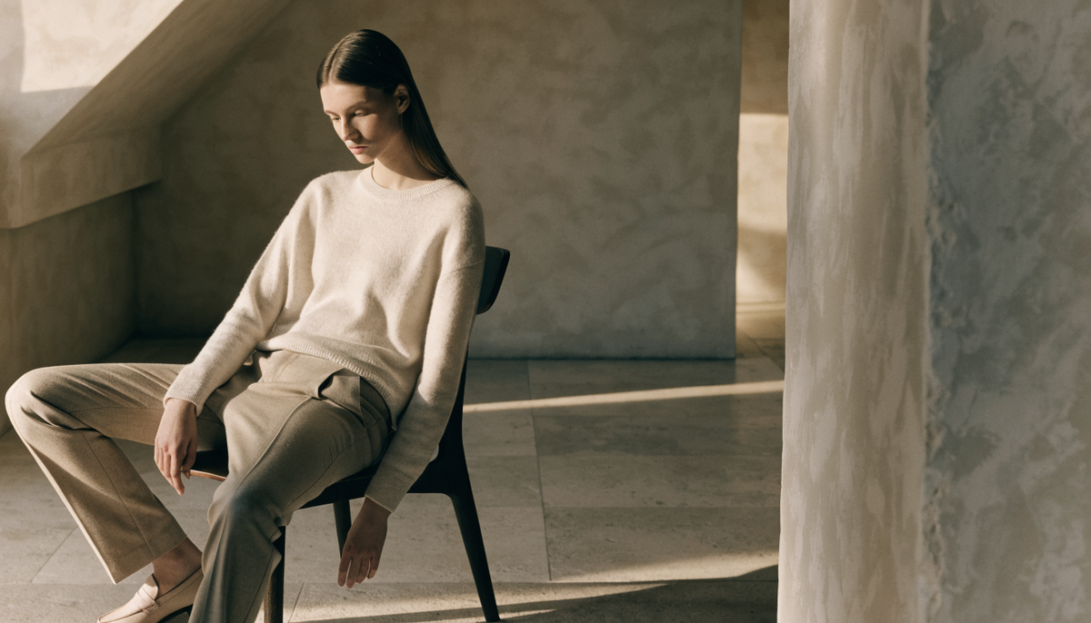 Marlowe and West hero - oatmeal knit